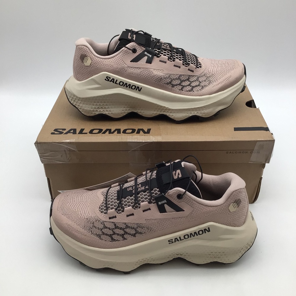 Salomon Ultra Glide 4 W Womens Trail Running Shoes Gray Tapioca Size 7 NEW
